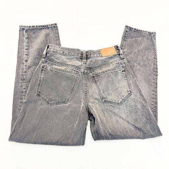Madewell The Slouchy Boyjean Gray Wash Denim Jeans Zip Fly Size 23P - Picture 5 of 8